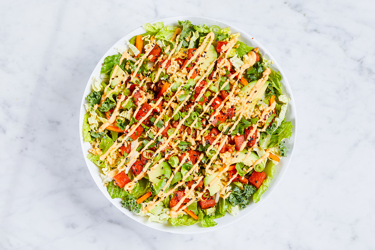 Watermelon 'Poke' Salad